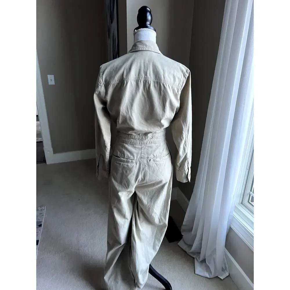 Banana Republic twill jumpsuit size 0 - Picture 6 of 9